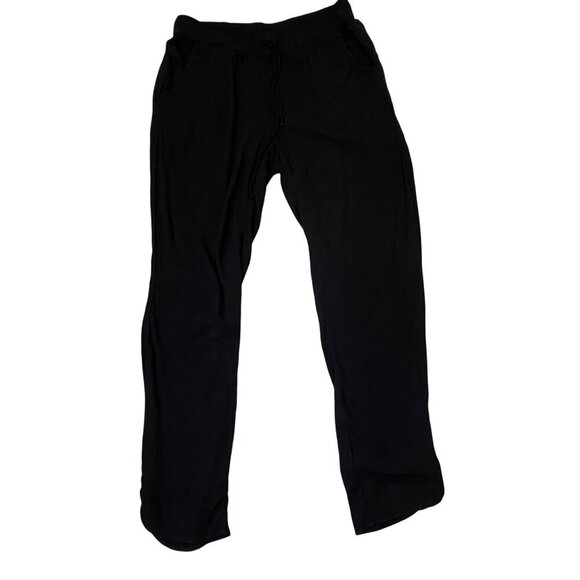 American Eagle Outfitters Women's Black Drawstring Elastic Lounge Pants Size Sm - Picture 1 of 10